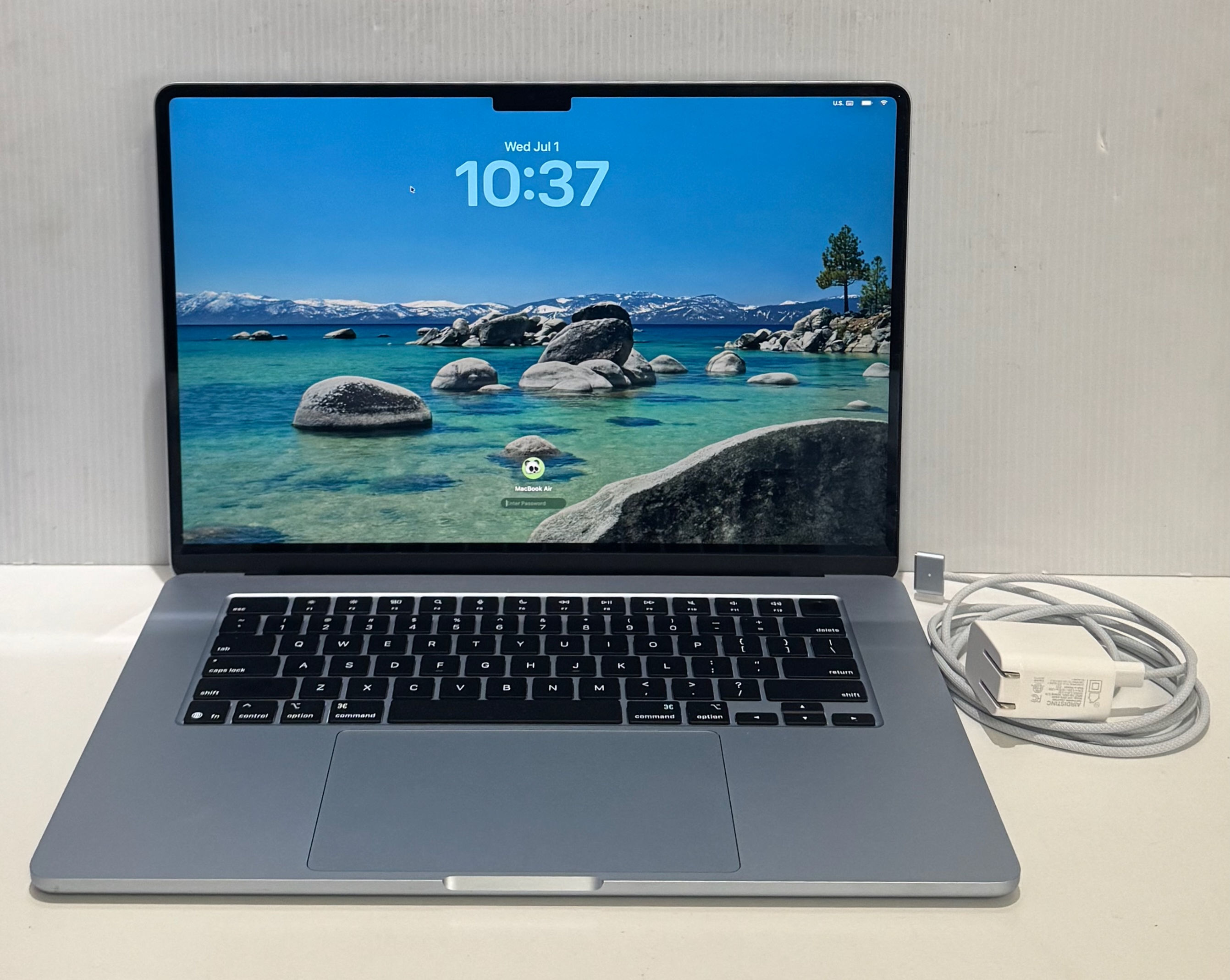 2025 Apple MacBook Air 15", M4 Chip, 16GB RAM, 250GB SSD - Sky Blue