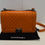 Thumbnail: Chanel Boy Bag - Large, Quilted Orange Leather w/ Pewter Hardware