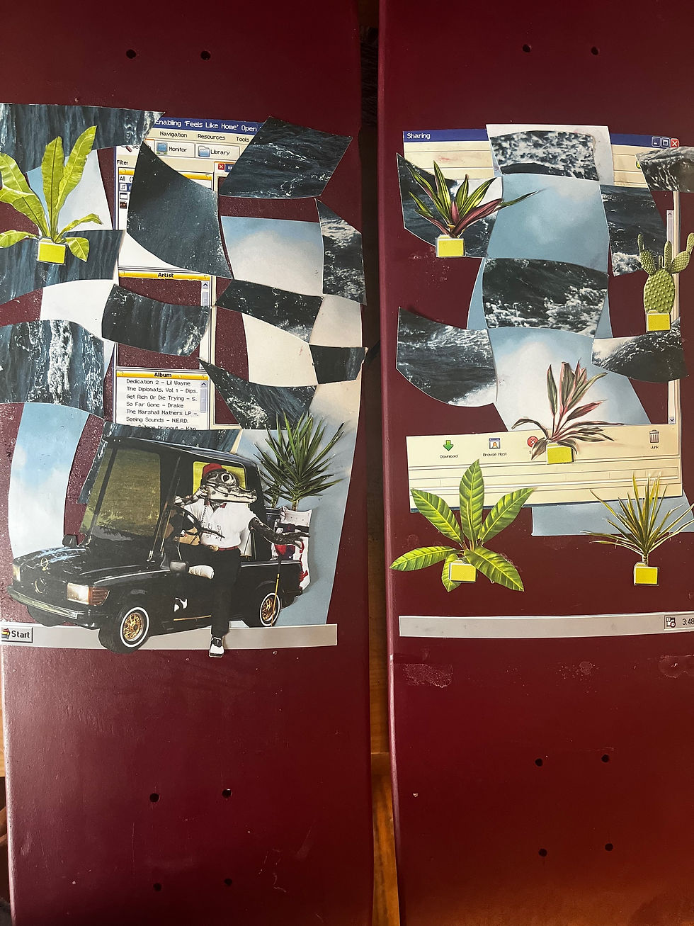Thumbnail: Upcycled Collage Boards