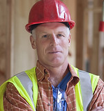 Worker with Red Helmet