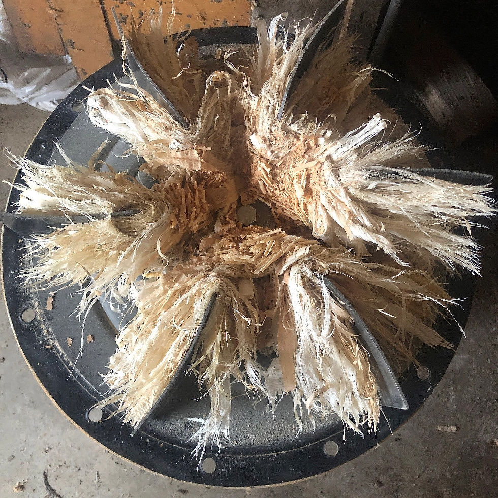 モーターごとファンを外したところ