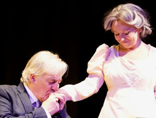 Edmind Dehn as James Tyrone and Joyce Branagh as Mary Tyrone in Long Day's Journey Into Night by Elysium Theatre Company cr Victoria Wai Photography