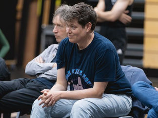 Dramaturg Clare Croft in rehearsal for Northern Ballet's production of Gentleman Jack. Photo Emily Nuttall