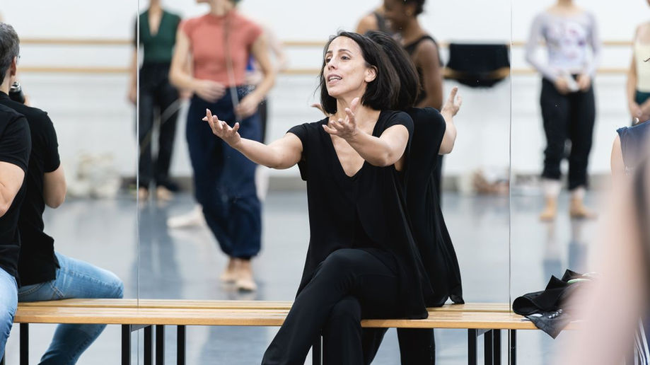Choreographer Annabelle Lopez Ochoa in rehearsal for Northern Ballet's production of Gentleman Jack. Photo: Emily Nuttall