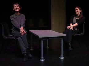 Christine Mackie as Fay and Lois Mackie as Josie in Iron at HOME Manchester. All pics: Shay Rowan