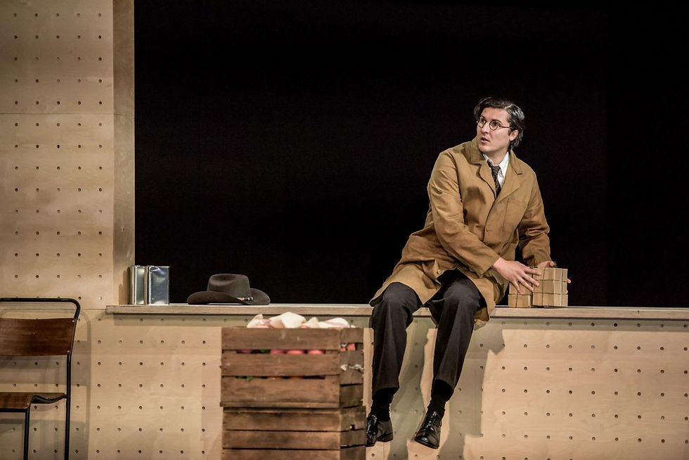 Albert Herring as envisioned by Antony McDonald - Caspar Singh in the title role. Pic: Genevieve Girling