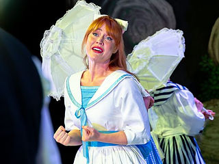 Camilla Kerslake as Mabel in the National G&S Opera Company's The Pirates of Penzance at Buxton Opera House 2026 credit: Charles Smith (The International Gilbert & Sullivan Festival) 