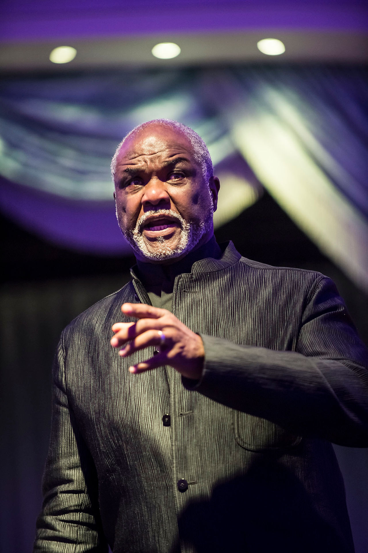 Sir Willard White and Caspar Singh