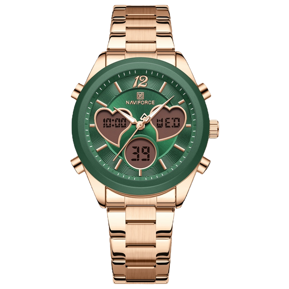 Miniatura: Relógio Feminino NF5045S Coração Duplo Digital e Analógico - La Bella Imports