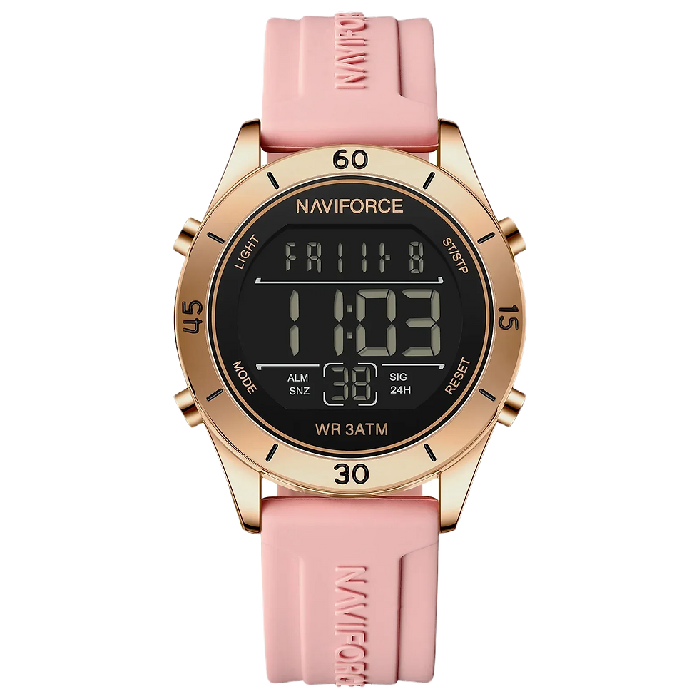 Miniatura: Relógio Feminino Naviforce 5054 Esportivo Duplo Display - La Bella Imports