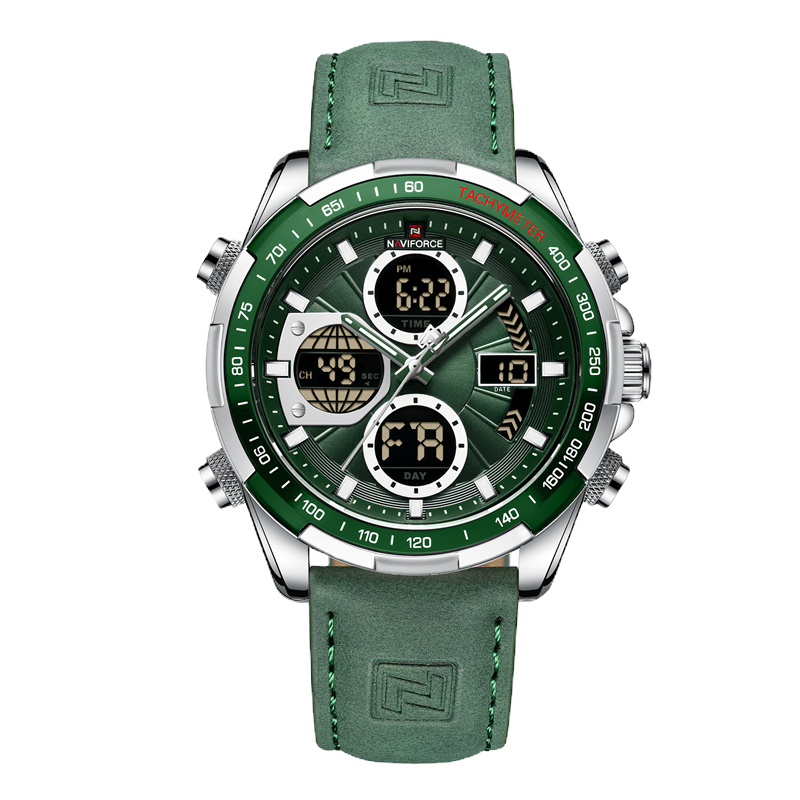 Miniatura: Relógio Masculino NAVIFORCE NF9197  Military Sport Couro - La Bella Imports
