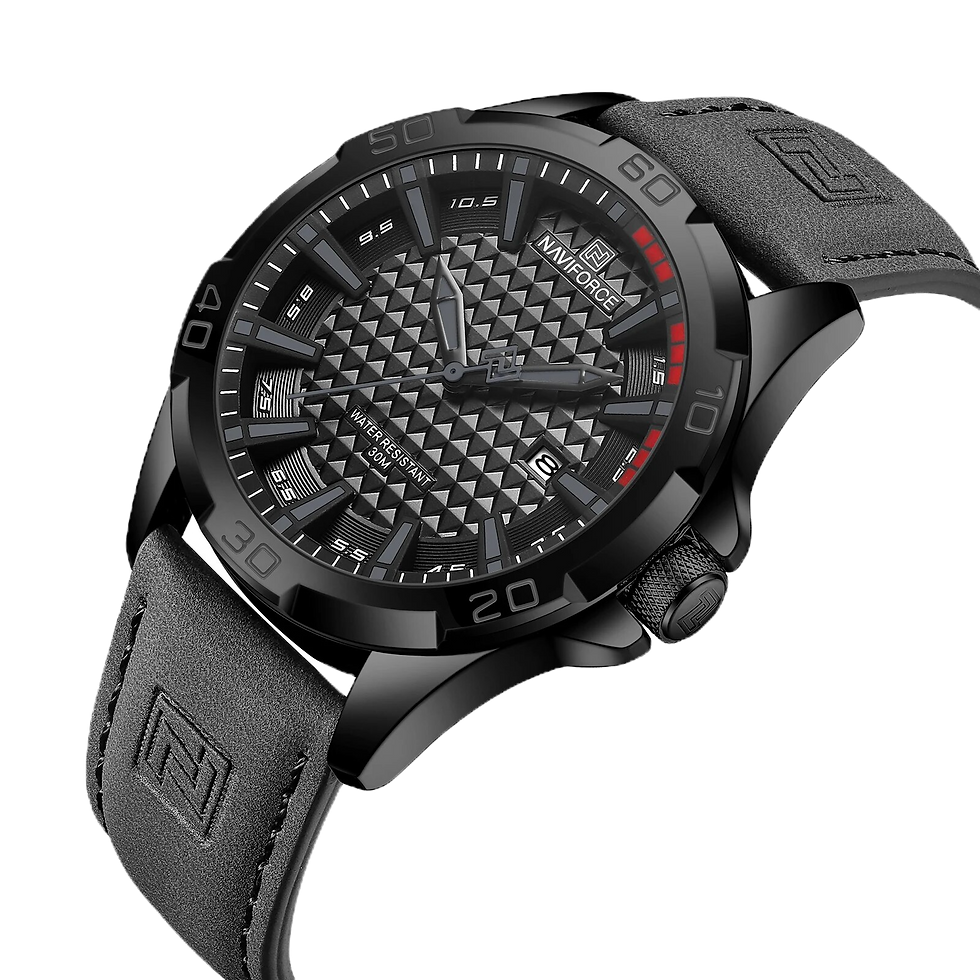Miniatura: Relógio Masculino Naviforce NF8023 Resistente à Água Couro - La Bella Imports
