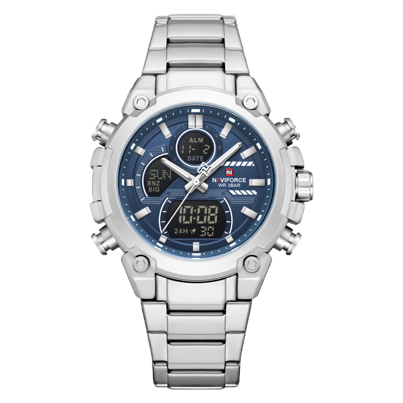 Miniatura: Relógio Masculino Naviforce NF9278 Resistente à Água Aço Inox - La Bella Imports