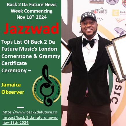 Back 2 Da Future News W/C 18th November 2024