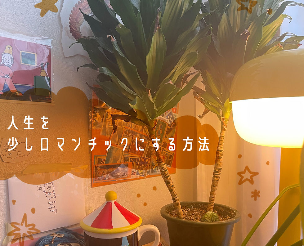 人生を少しロマンチックにする方法 Pt.01