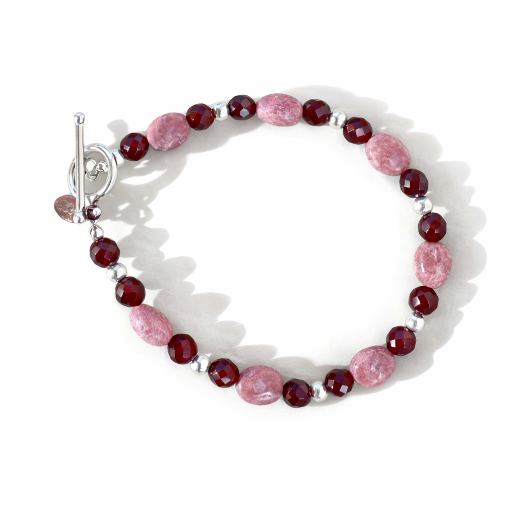 Sage & Ember beaded bracelet