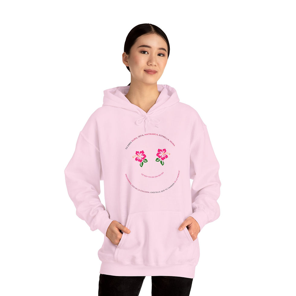 Thumbnail: Ana Lía - Carita Feliz Unisex Heavy Blend™ Hoodie