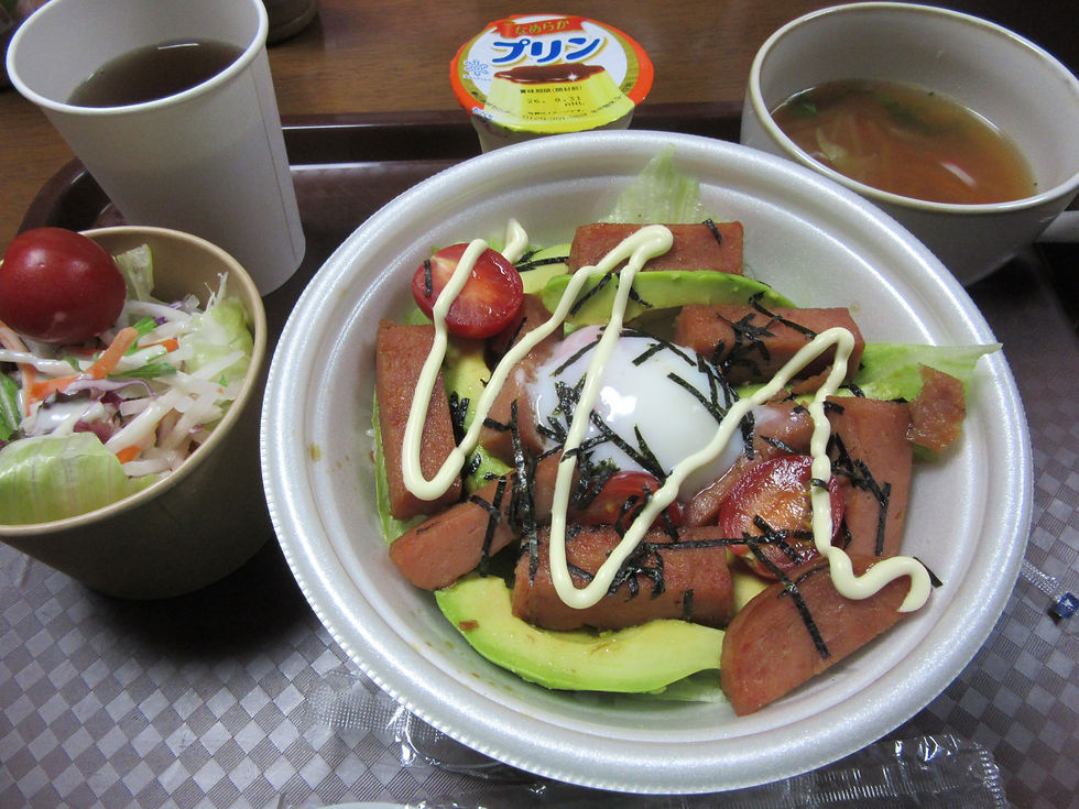 2026年8月20日 スパムとアボカド丼