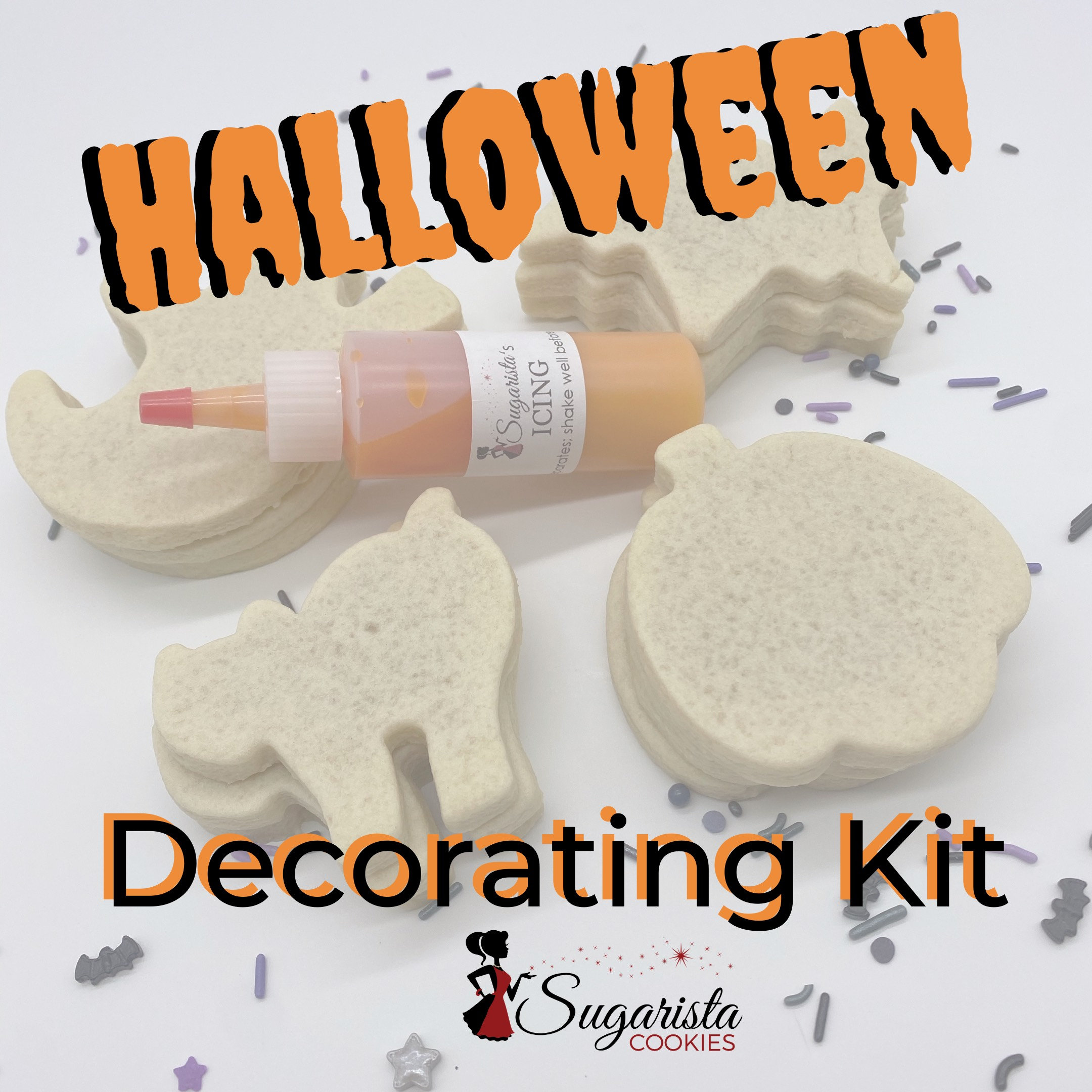 Halloween Sugar Cookie Decorating Kit Sugarista Related:pumpkin decorating stickers pumpkin decorating kit star wars. sugarista