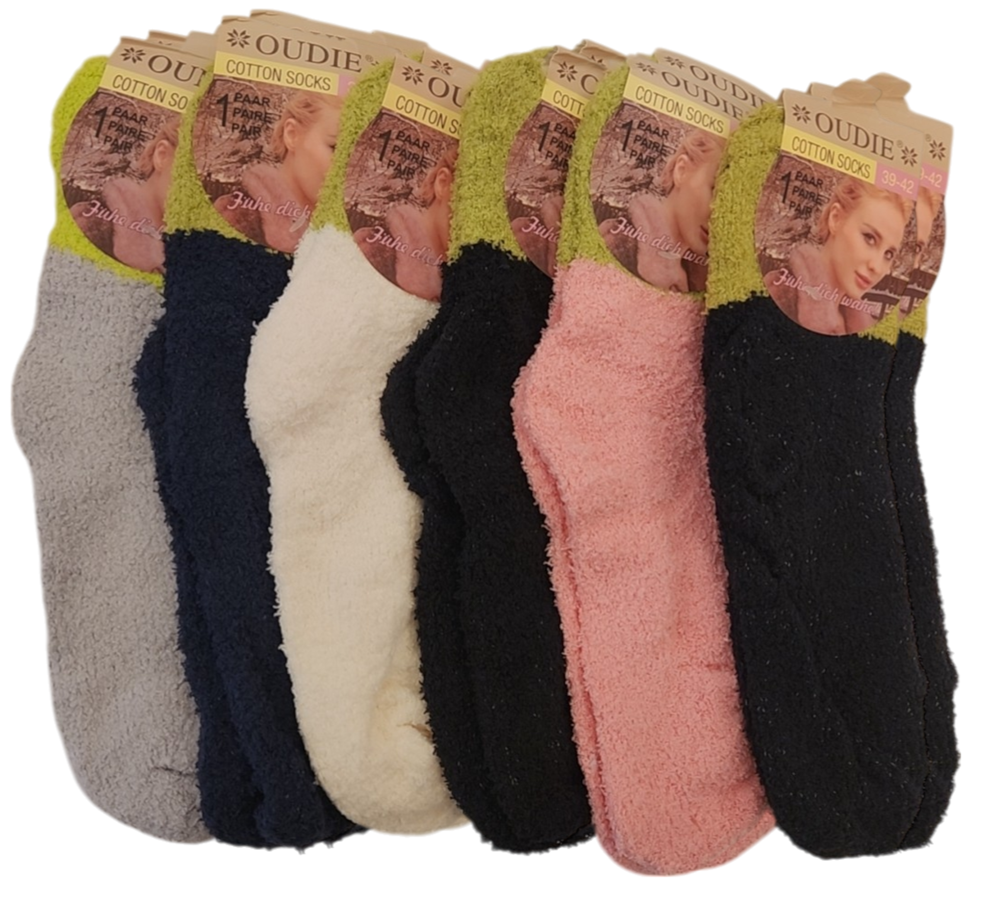 MEIAS PARA CASA: Mín. Atacado: 1dz