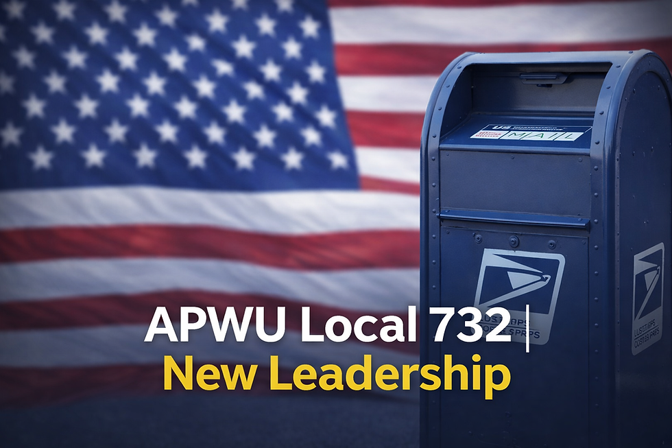 APWU Local 732 Leadership Transition Begins