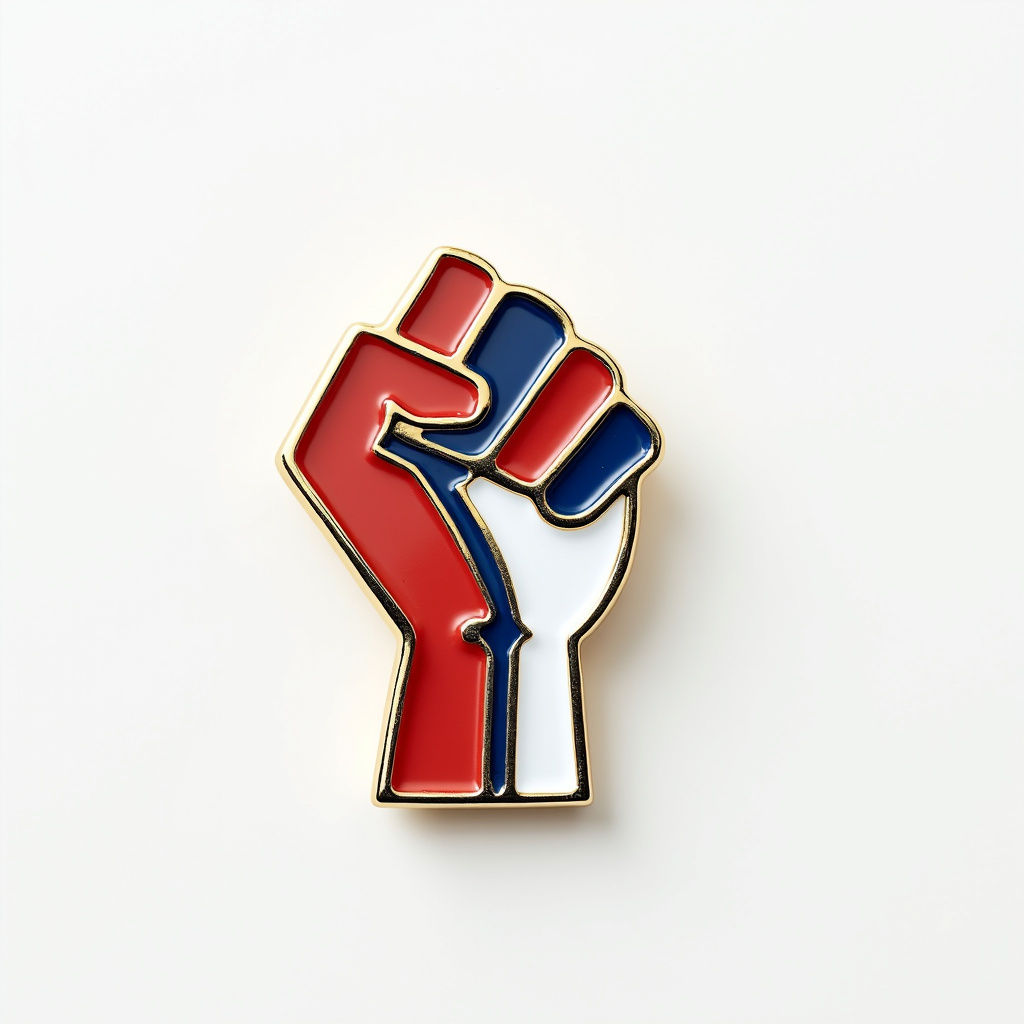 Solidarity Enamel Pin