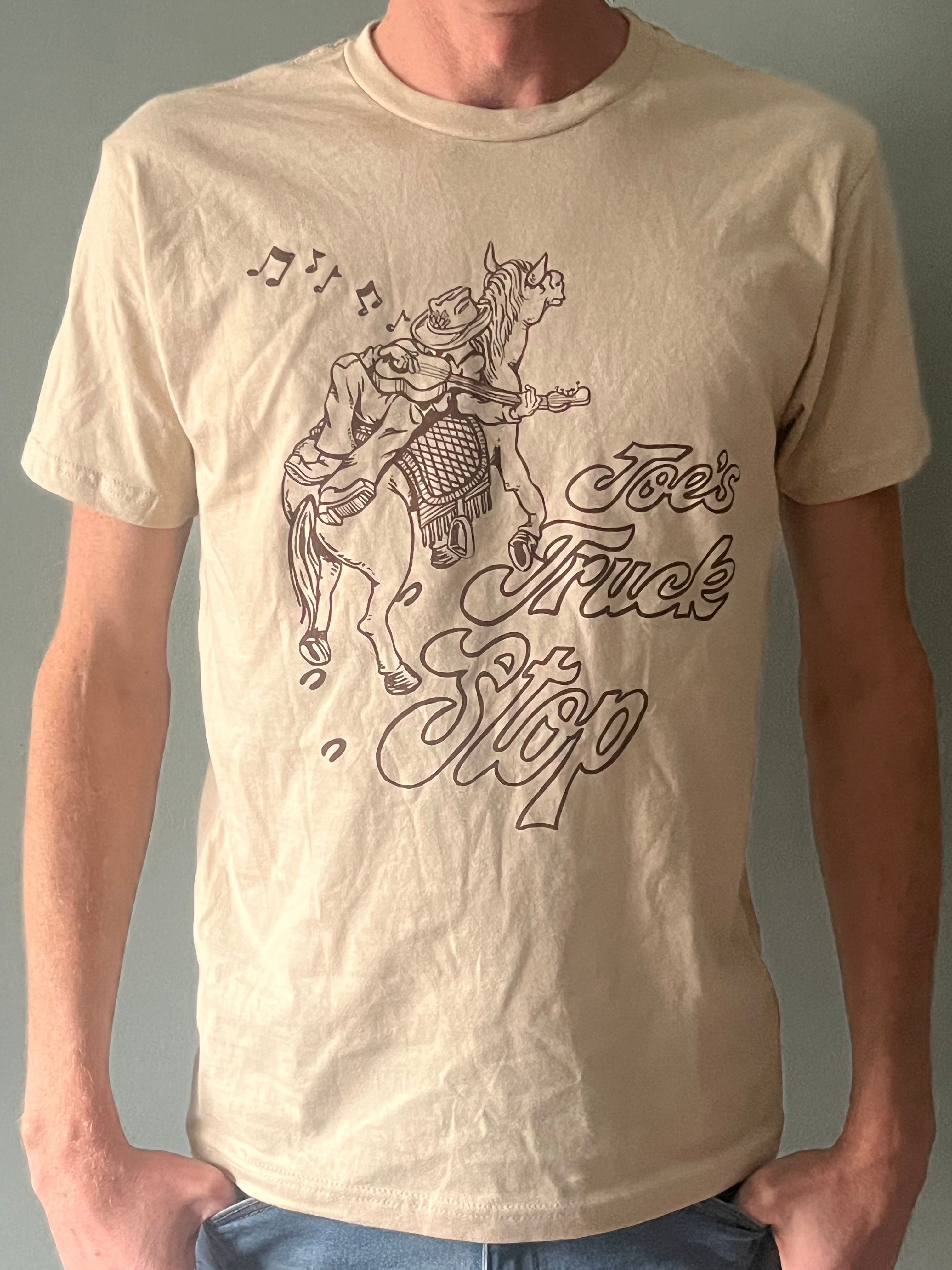 Beige and Brown Drifter Tee