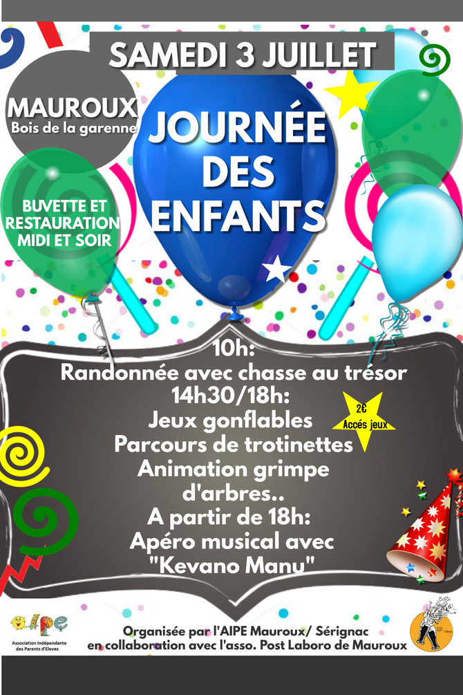 Journée des Enfants du Samedi 3 Juillet 2021