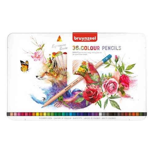 Bruynzeel - Coffret 36 crayons de couleur