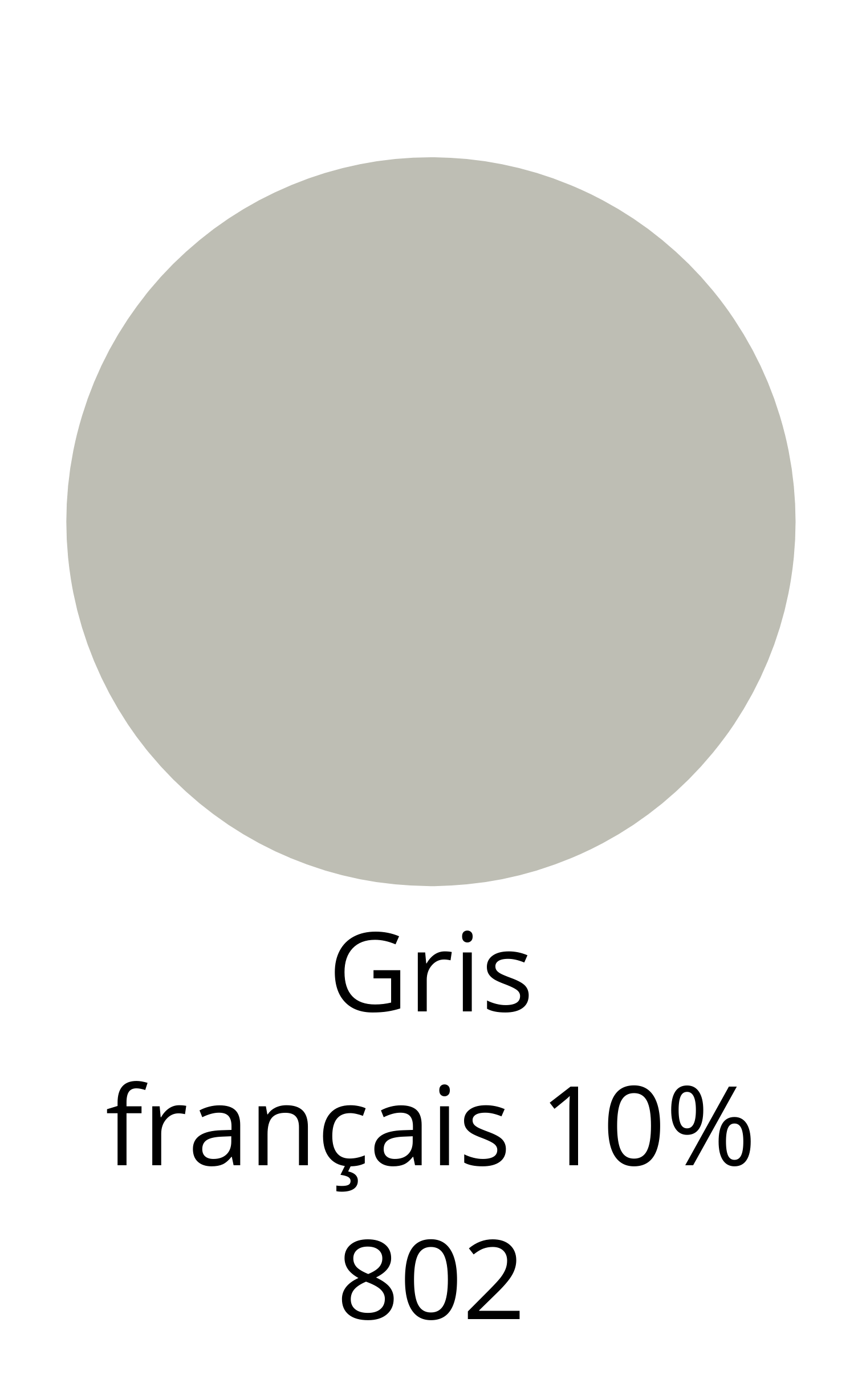 Caran d'Ache - Crayon pastel - Gris français 10% 802