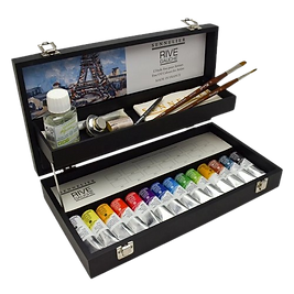 Sennelier - Coffret noir - huile Rive gauche - 14x40ml