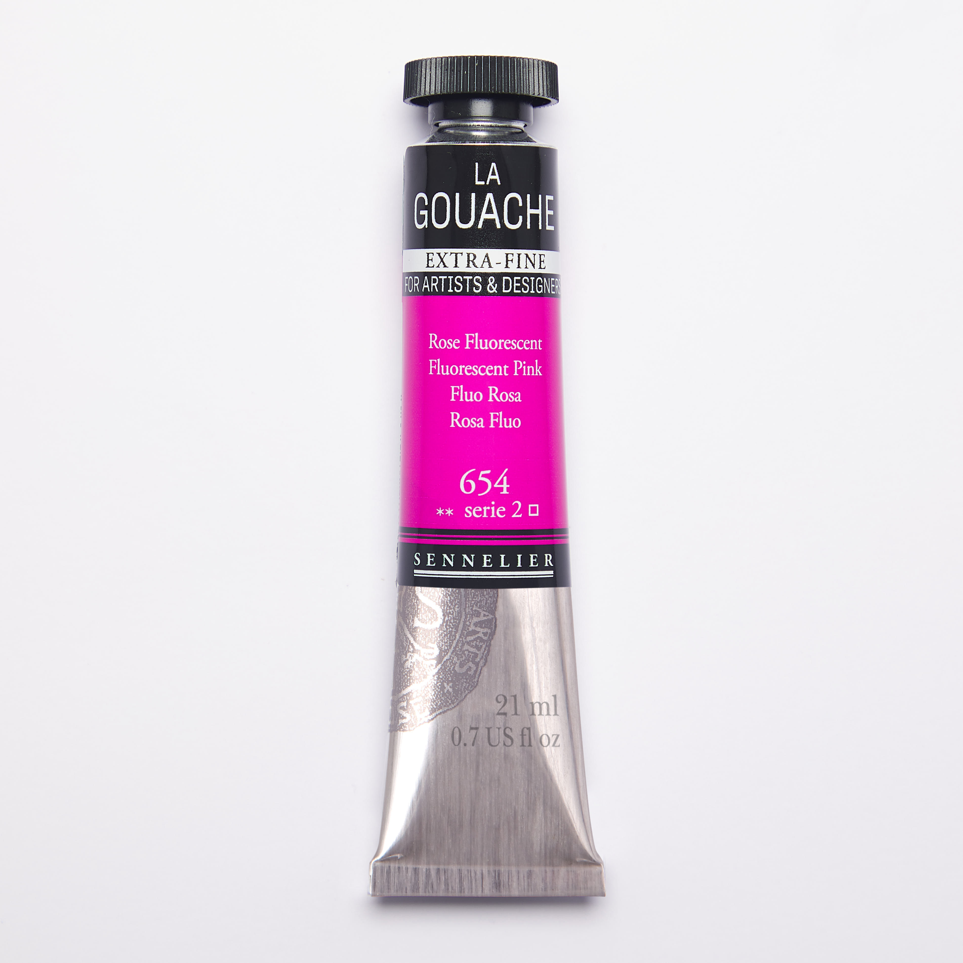 Sennelier - Gouache extra-fine 21ml - S2 - Rose fluorescent - 654