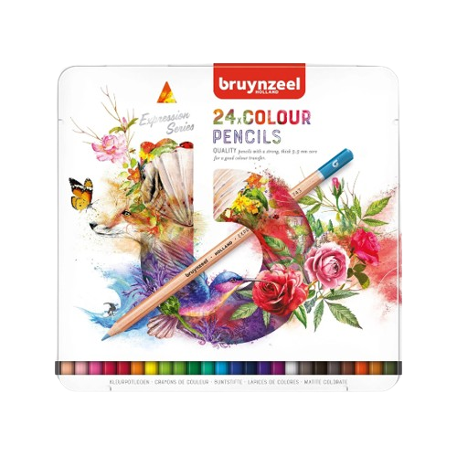 Bruynzeel - Coffret 24 crayons de couleur