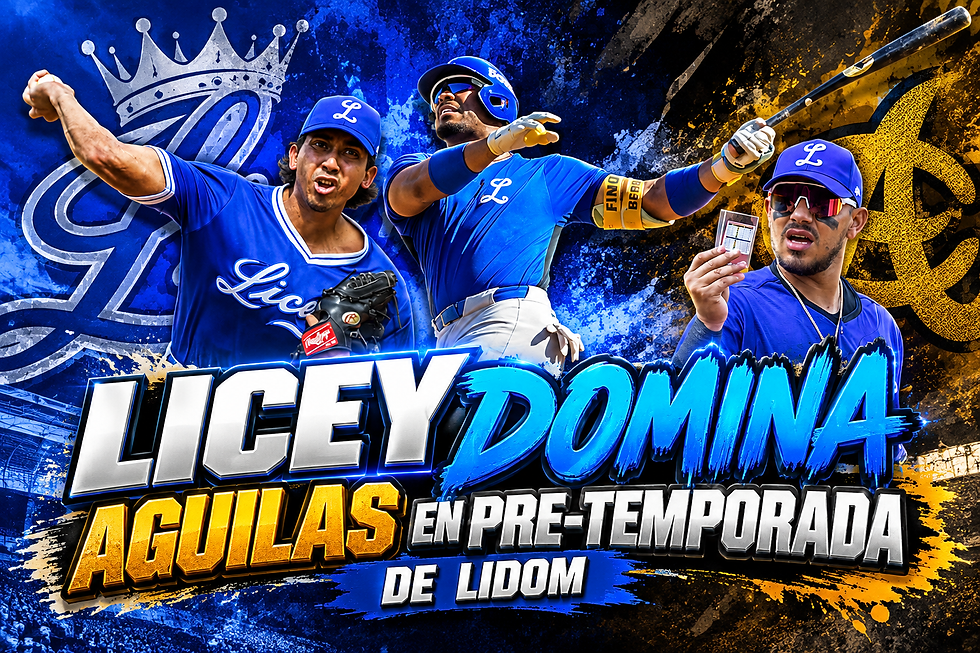 Licey superó Aguilas en la pre-temporada de LIDOM