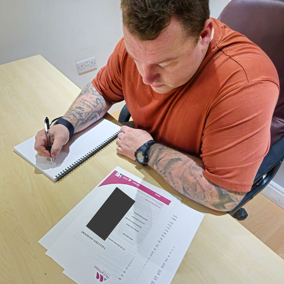 Daniel analysing Valuation Report