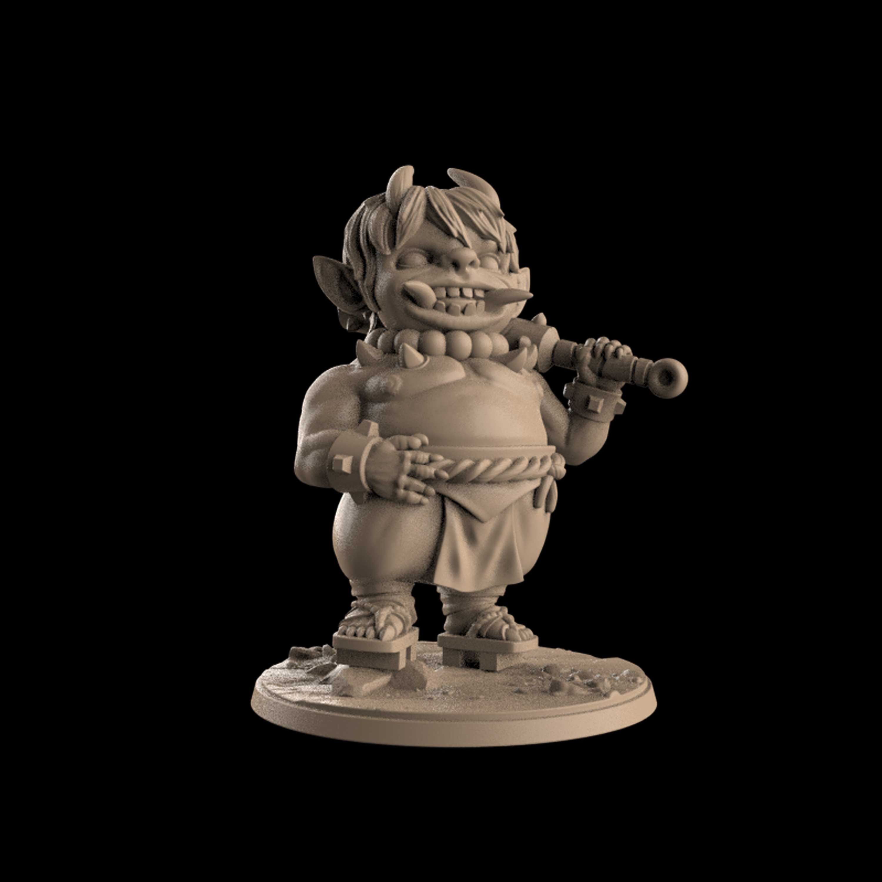 Baku demone Oni modellino in scala Claudio Casini