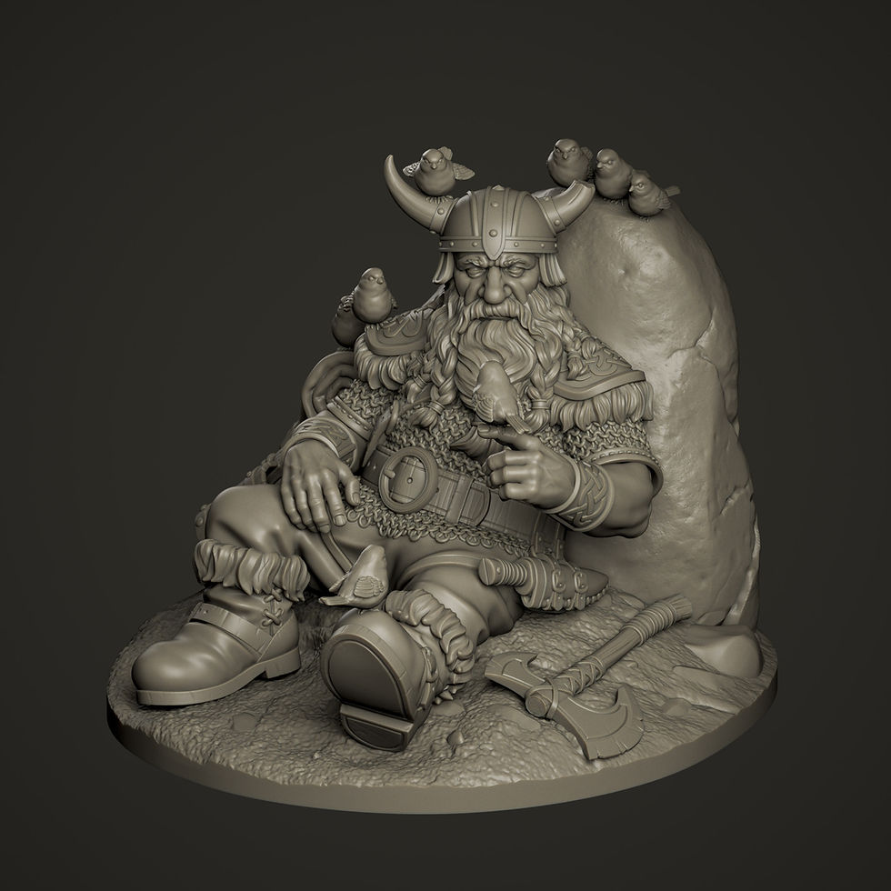 Thumbnail: Dwarf miniature 75mm scientificmodels