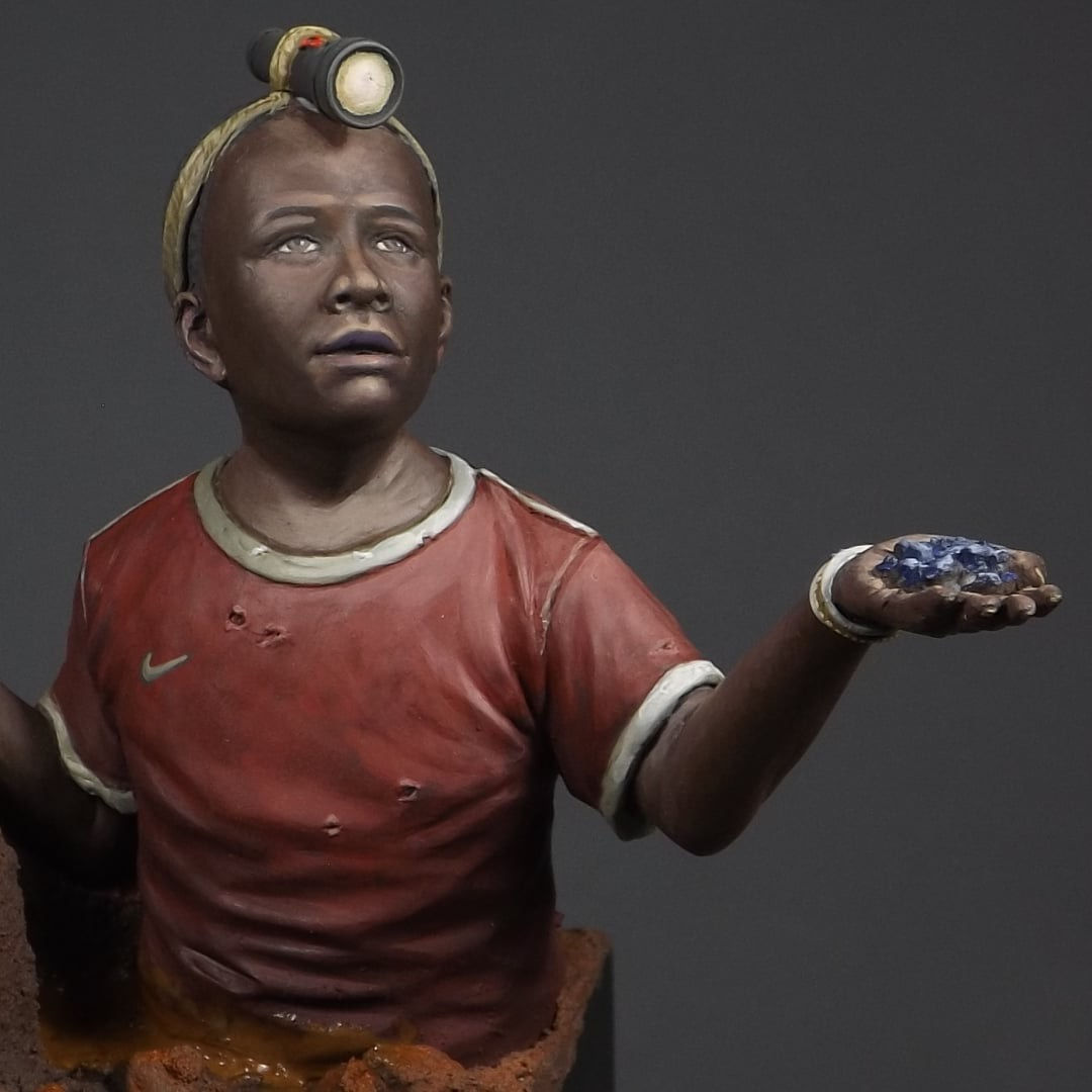 cobalt boy miniature resin kit