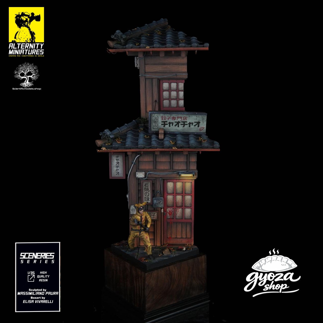 diorama per modellismo Alternity gyoza shop