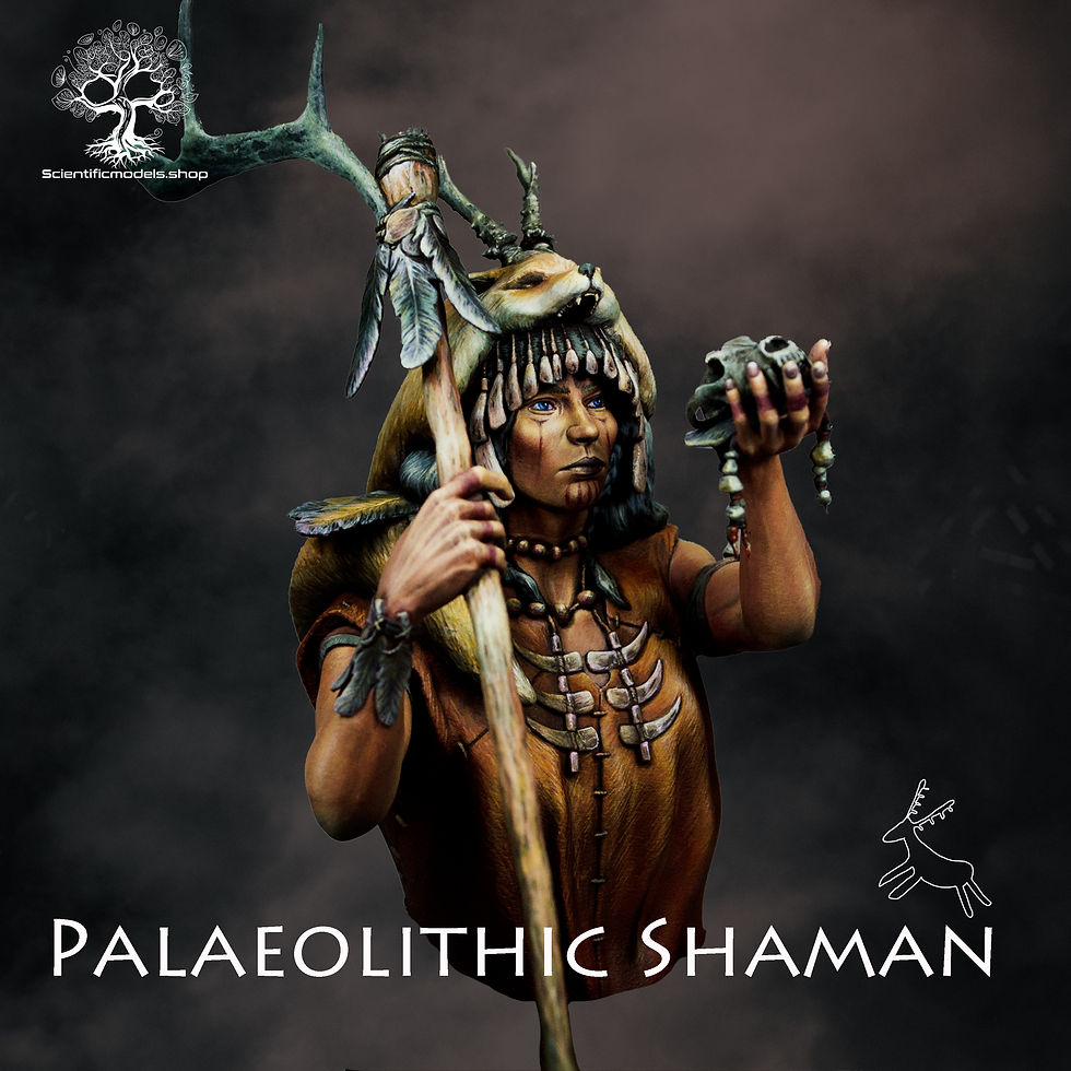 Thumbnail: Shamana Paleolitica modellino in resina scientificmodels