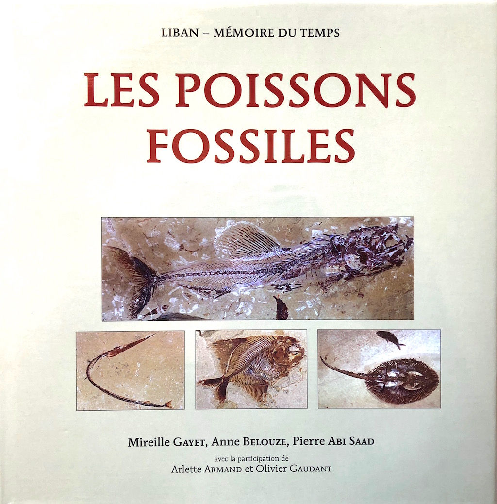 Les Poissons Fossiles lebanon fossil fish book