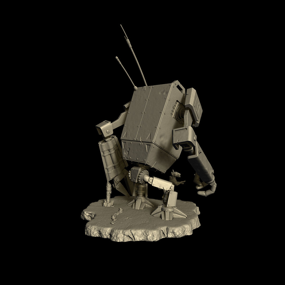 Thumbnail: David Diez robot miniature scientificmodels.shop resin model