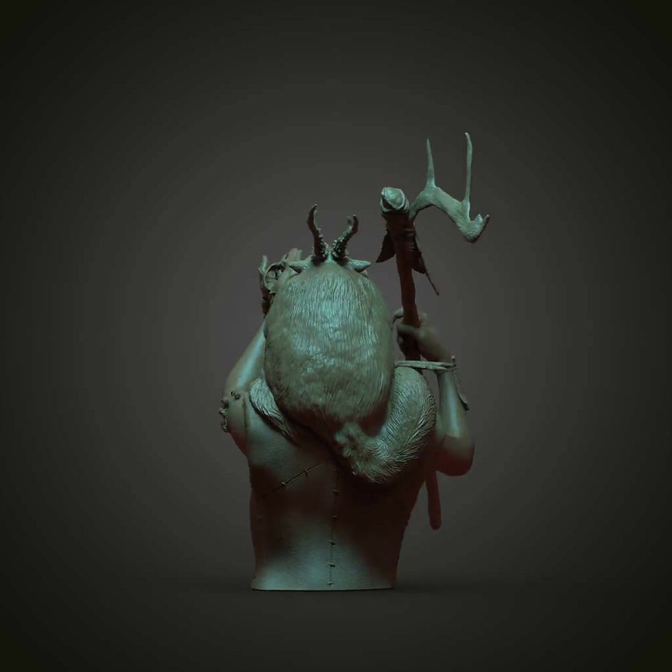 Thumbnail: Shamana Paleolitica modellino in resina scientificmodels
