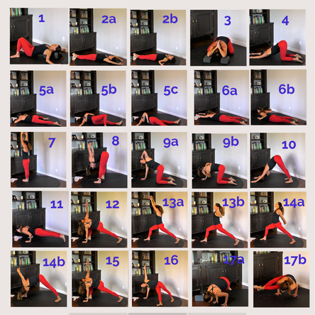 Posture asanas and exercises