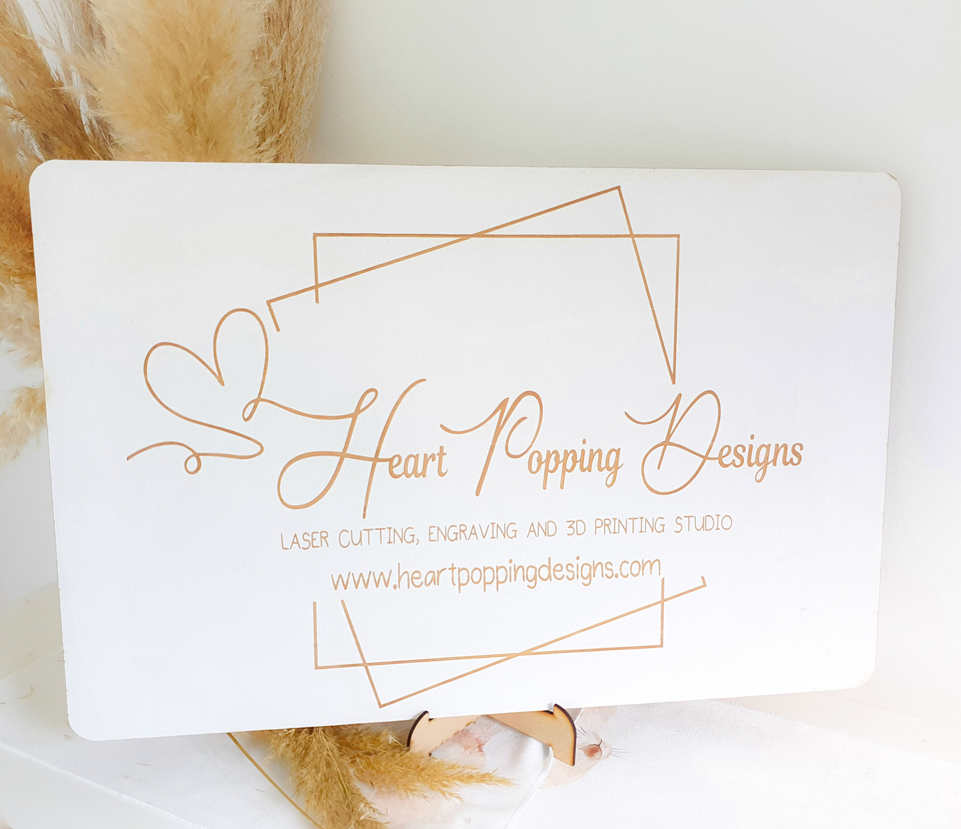 Custom Wooden Display Sign