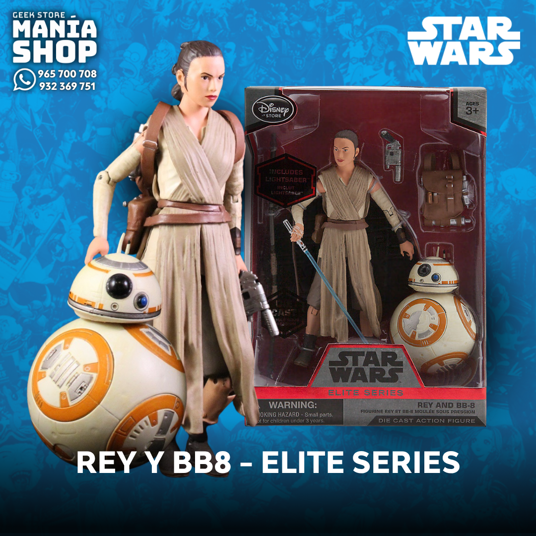 Rey and BB-8 Disney Store Exclusive - Star Wars: Elite Series