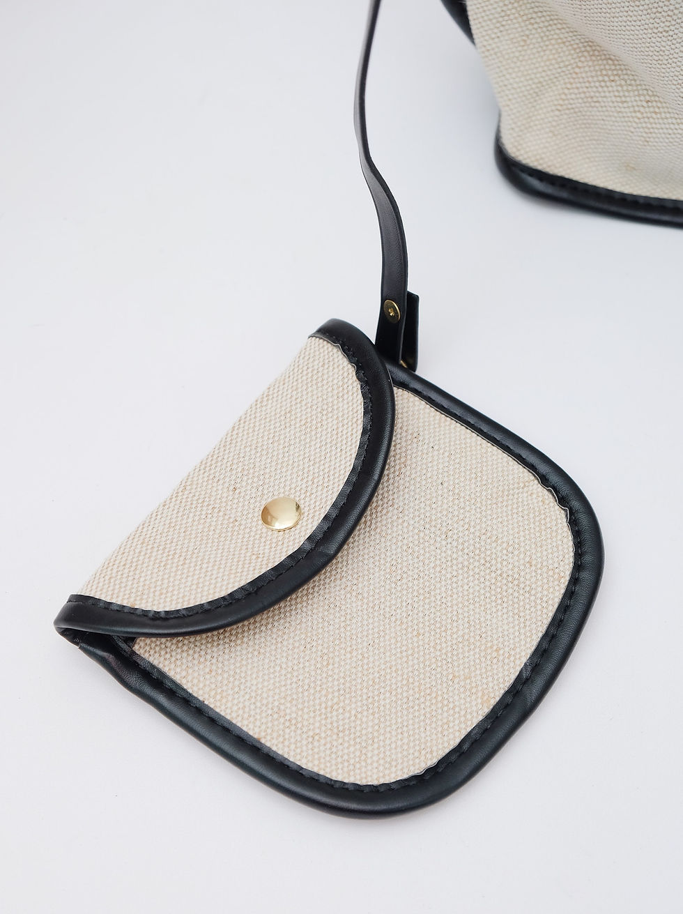 Thumbnail: Canvas Tote Bag with Pouch