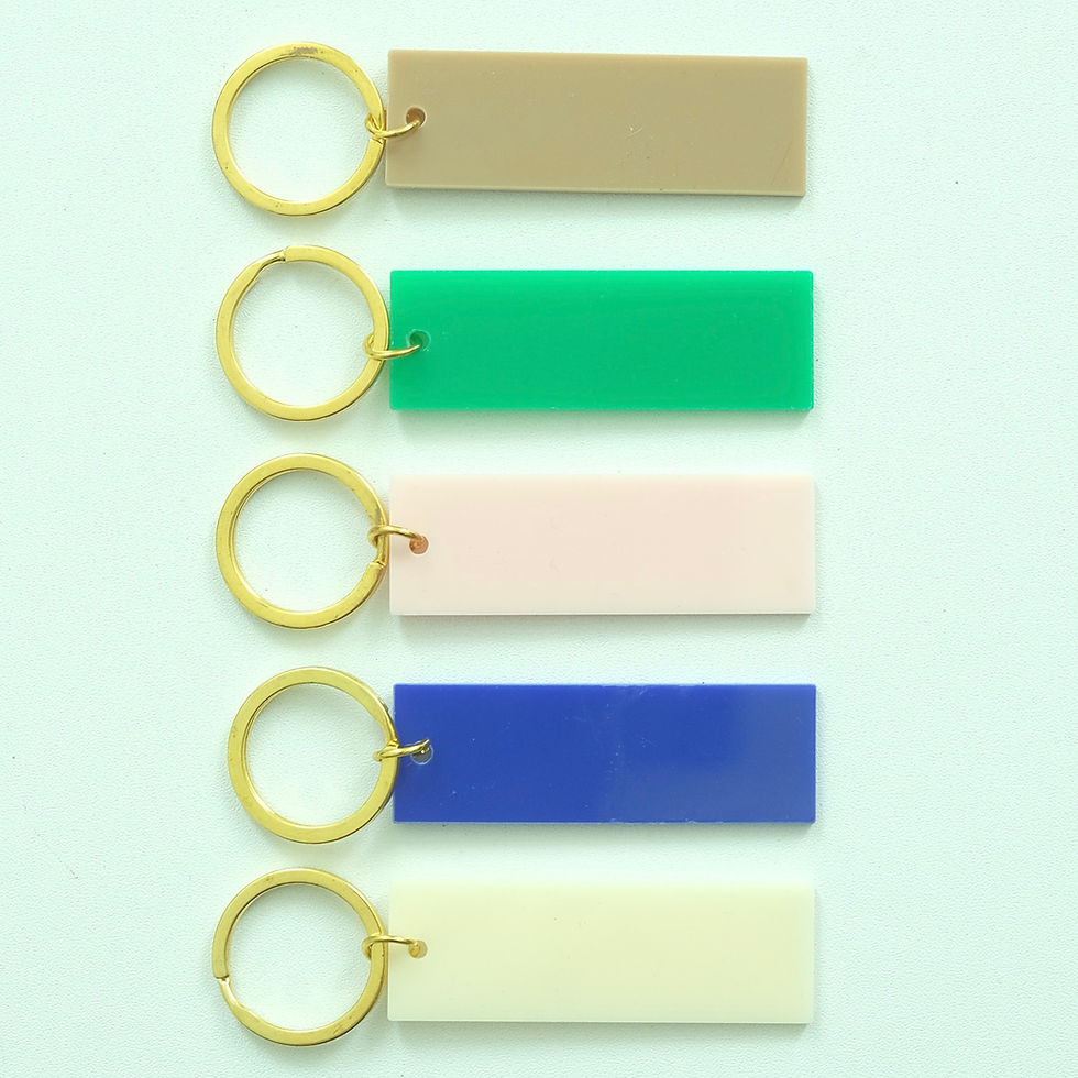 Acrylic Keychain Accessory Mini Acrylic Keychain | ZALICO