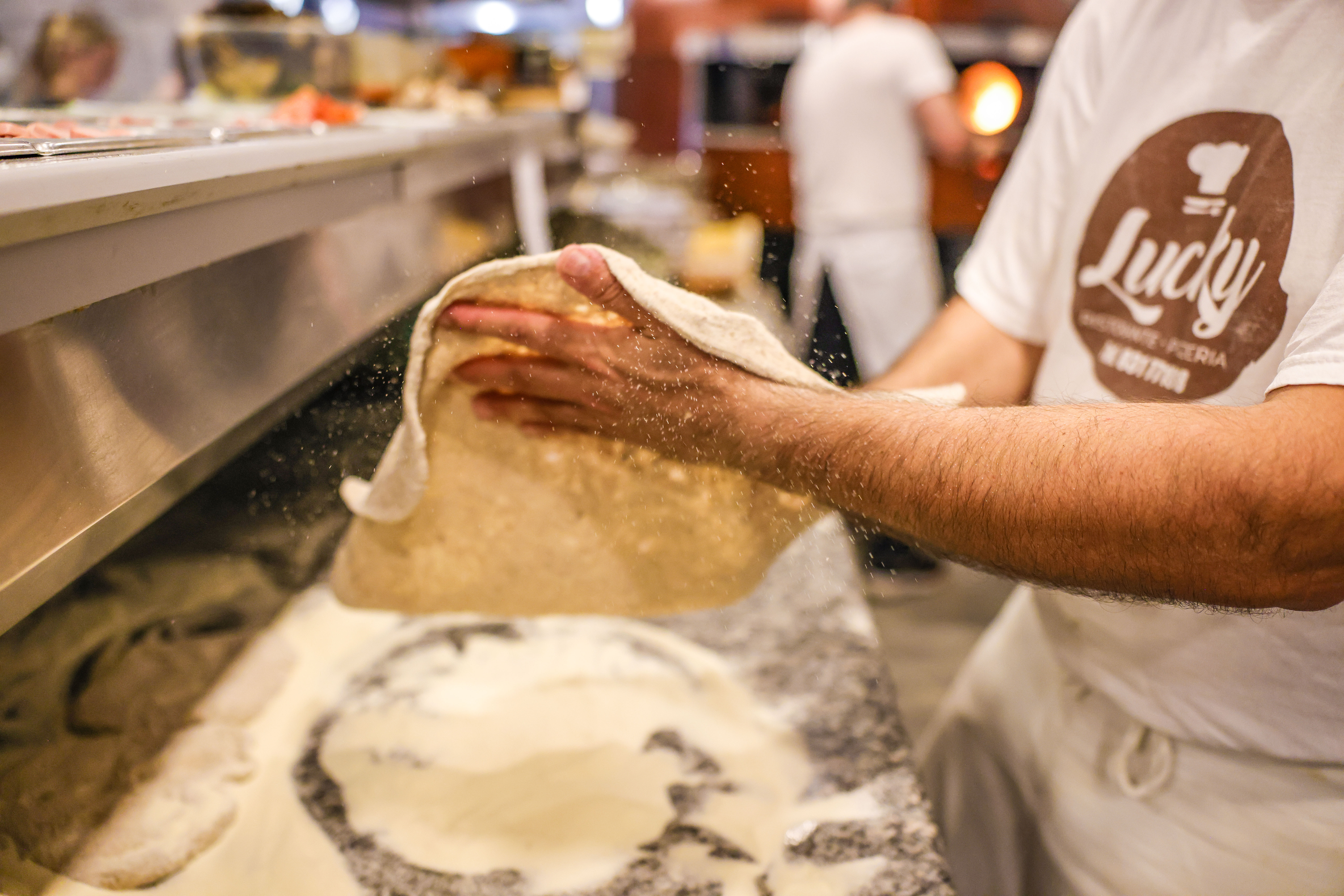 Pizza artigianale del Lucky