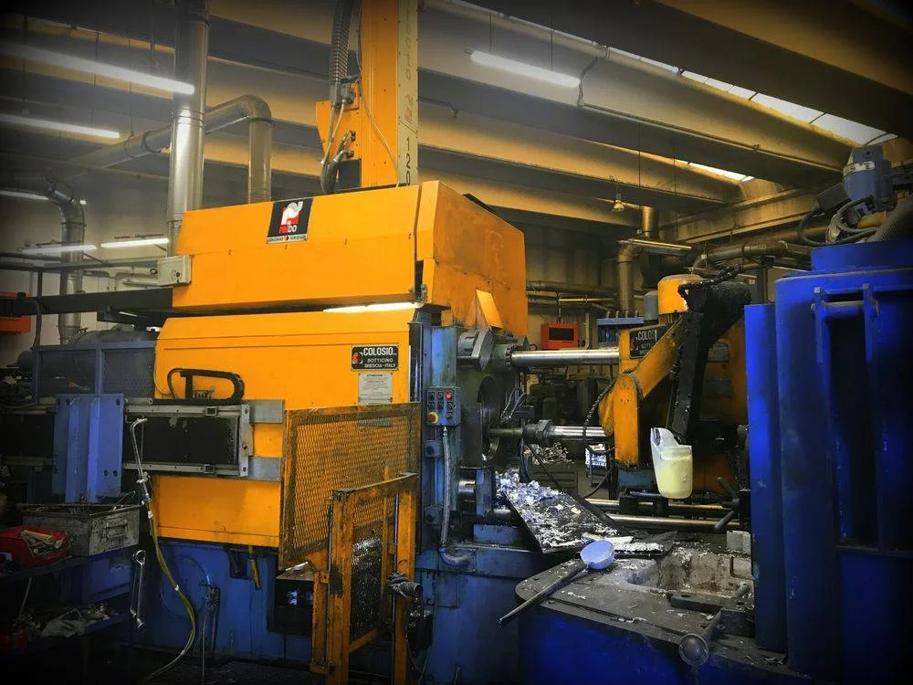 Dettaglio di impianto produttivo Pressal